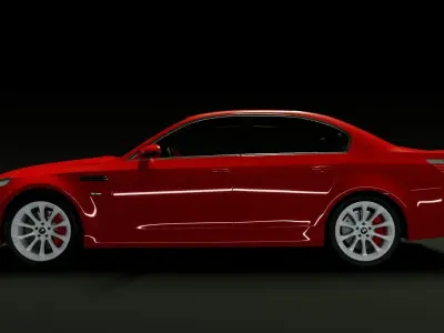 car e60 3D model