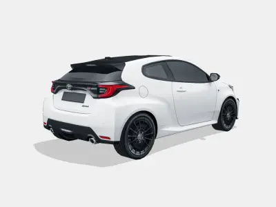 Toyota GR Yaris 2021 Low-poly 3D model