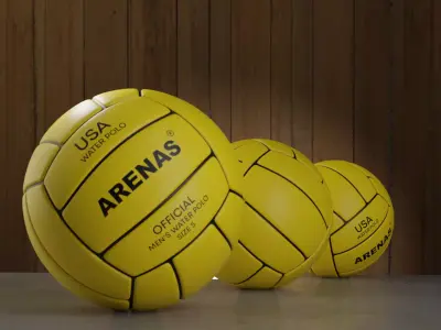 Water Polo Ball 3D model