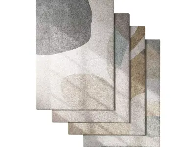 Carpet set 77 3D model