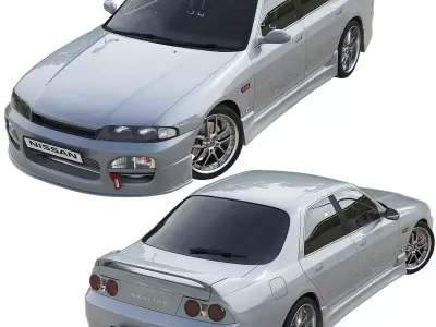 Nissan Skyline Hr 33 4door 3D model