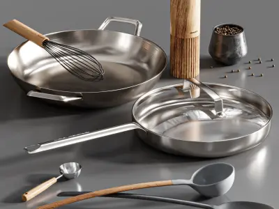 Kitchen set06 3D model