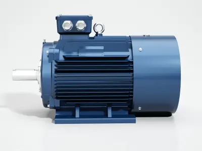 Electric motor 3D model