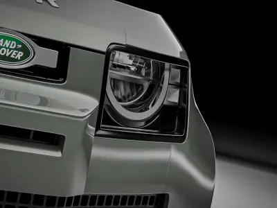 Land Rover Defender 90 Hardtop 2021 3D model