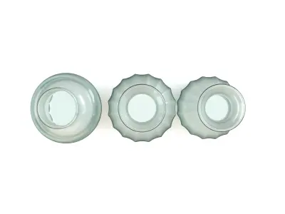 Set of Three Mia Mini Vases 3D model