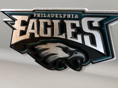 NFL Philadelphia Eagles Sign 3D model