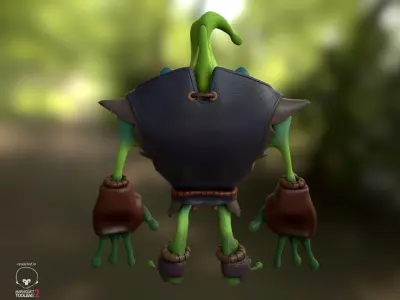 Frogs fantastik 3D model
