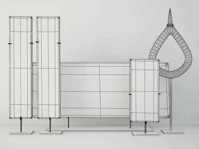 Antique Burmese Decoration 3D model