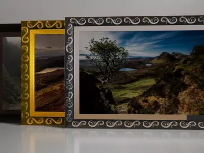 A collection of Frames - Set I Low-poly 3D model