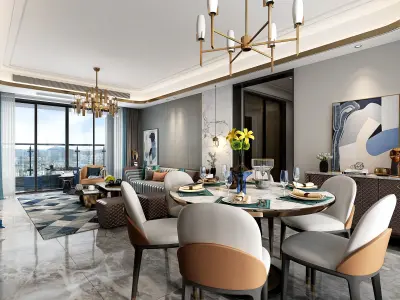 living room  Interior 3D model