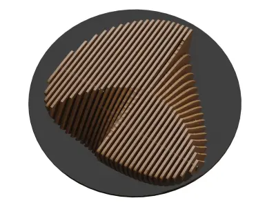 Parametric coffee table 08 3D model