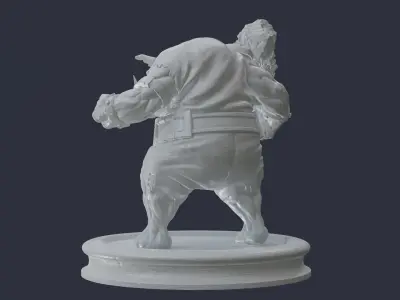 Boar Creature 3D print model