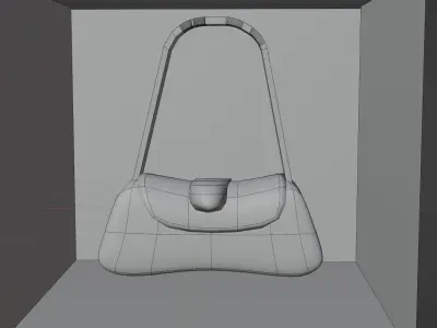 LOWPOLY BAG Low-poly 3D model