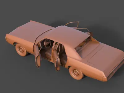 Dodge Polara 3D print model