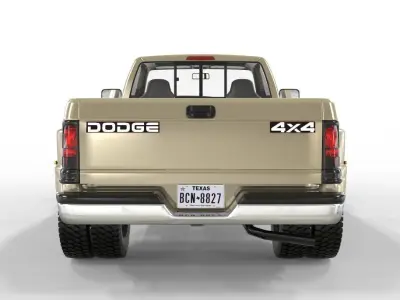 1998 Dodge Ram 3500 Dually 3D model