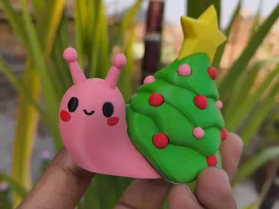 Christmas Special Kawaii Snail Collection