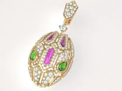 Serpenty Earrings  3D print model