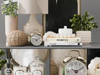 Decoration Set 01 3D model