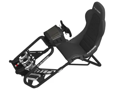 Playseat Trophy - Sim Racing Seat with 3 Monitors 3D model
