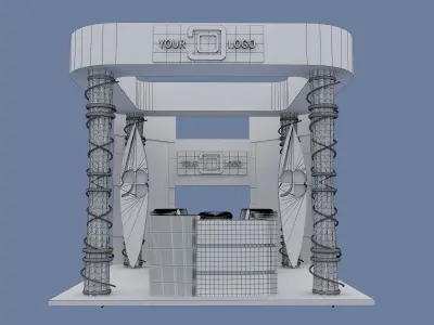 Booth Exhibition Stand a596f  3D model