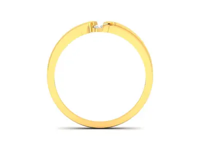 Band 3dm Render Details diamond ring gold 3D print model