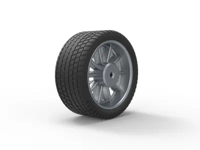 Sport wheel 10 3D print model