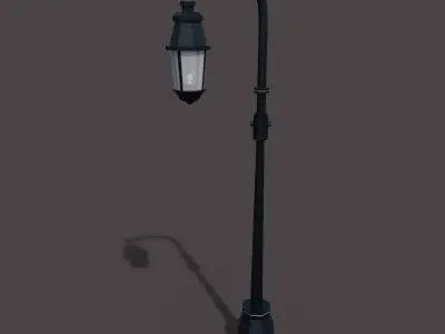 Light Pole Free low-poly 3D model