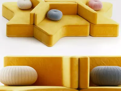 CROSS - Sofas from Diemme Architonic 3d model Low-poly 3D model