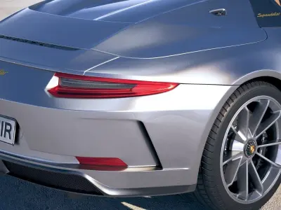 Porsche 911 Speedster 2019 Heritage 3D model
