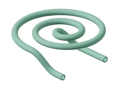 Plastic Cooktop Heating Coil Toy 3D model