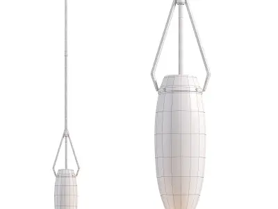 Myla Medium Single Pendant 3D model