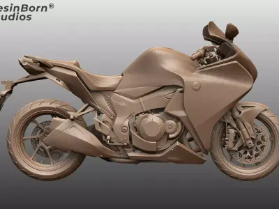 2019 Honda CRF 1000L Africa Twin ABS  3D print model
