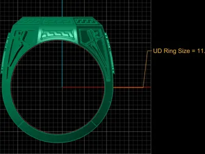 CHRIST CROSS DESIGN RING 3D PRINTABLE MODEL  3D print model