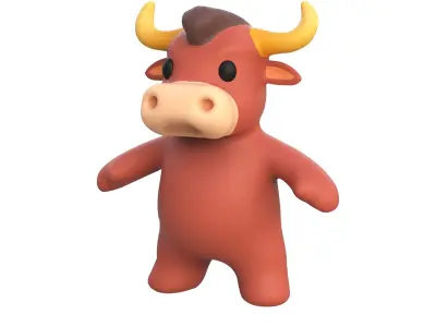 Little Animal Baby Animated Pack 01 Low-poly 3D model
