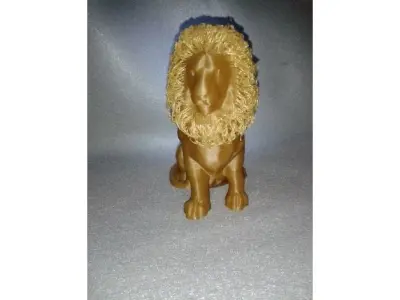 Hairy Lion 3D print model