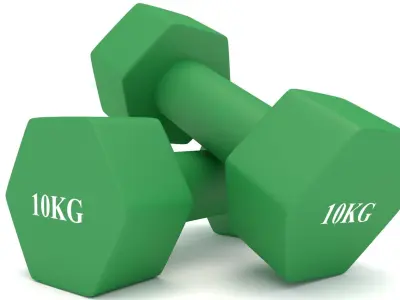 Dumbbells 10kg 3D model