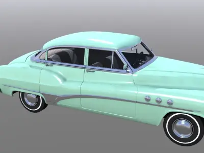 1951 Buick Super 3D model