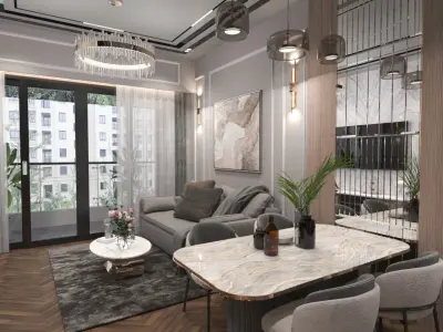 Luxury Living room 3D model