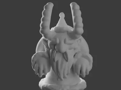 Krampus the other santa 3D print model