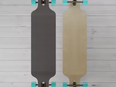 Longboard 3D model