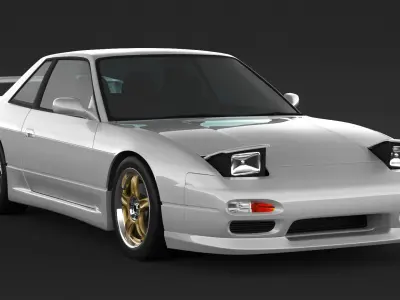 Nissan Silvia S13 Onevia 3D model
