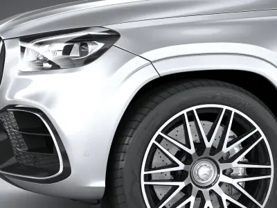 Mercedes-Benz GLS63 AMG 2021 3D model