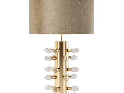 Pair of table Lamp by LA Studio  3D model