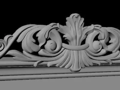 furniture set armoire 3D model