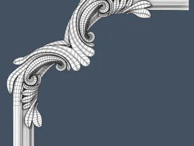 Molding Corner 3D model 3