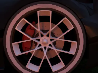 mad car Free low-poly 3D model