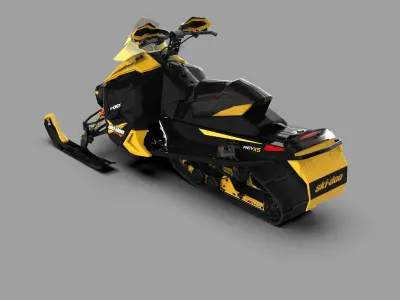 Ski-Doo 800R Snowmobile 3D model