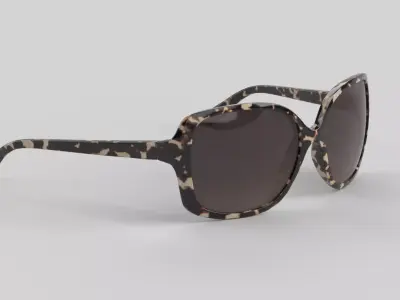 Cellarz Eyewear Glasses Low-poly 3D model