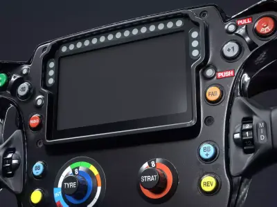 Red Bull Racing - Formula 1 - Steering Wheel 3D model