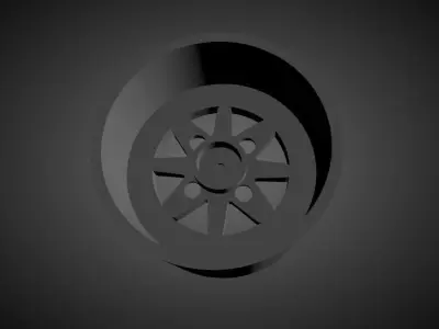 SSR MKIII scalable and Printable rim 3D print model